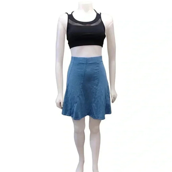 Horny Toad Chachacha Skater Blue  Skirt Size X Large - Picture 1 of 11